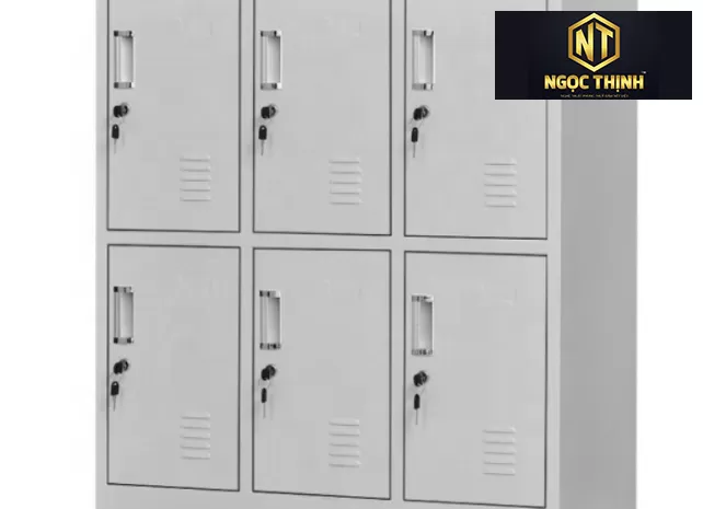 Tủ locker thấp 6 ngăn 6C3K